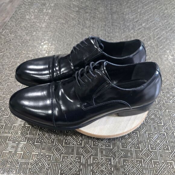 Carlo Pazolini Classic Black Leather Men\'s Dress Shoes Size 6.5 main image 12